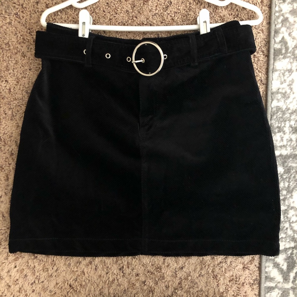 Forever 21 corduroy skirt with large buckle- L